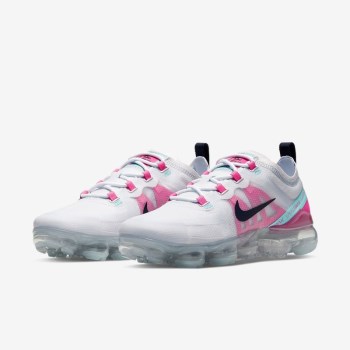 Nike Air VaporMax 2019 - Női Utcai Cipő - Szürke/Rózsaszín/Obszidián